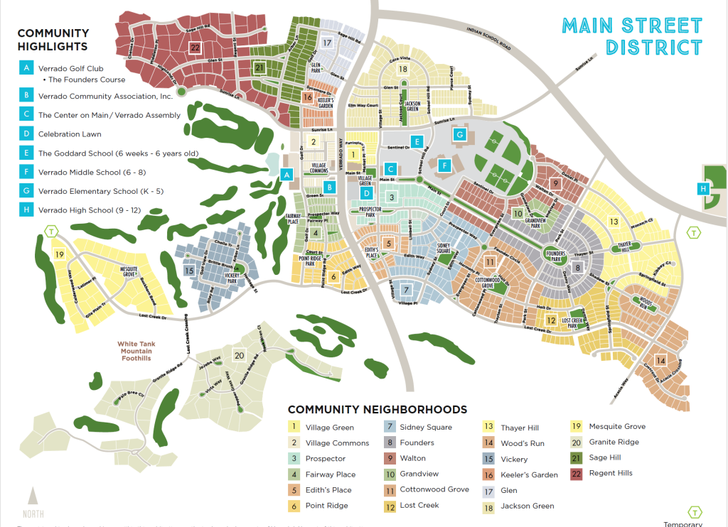 Verrado-main-street-map